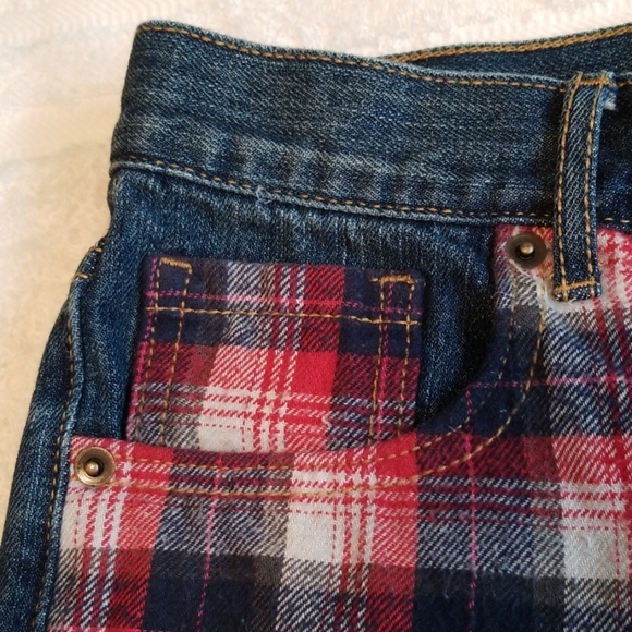 Forever 21 Plaid and Denim Shorts in Size 27 - Picture 4 of 8